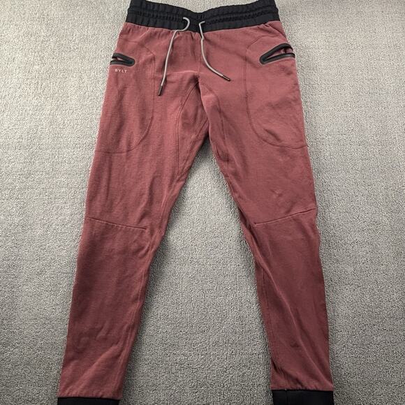 Bylt Basics Pants Adult Size Large Red Jogger Sweatpants Active Casual Men's - Picture 1 of 12